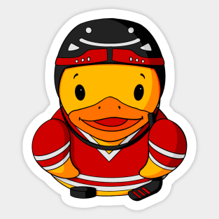 Hockey Rubber Duck Sticker